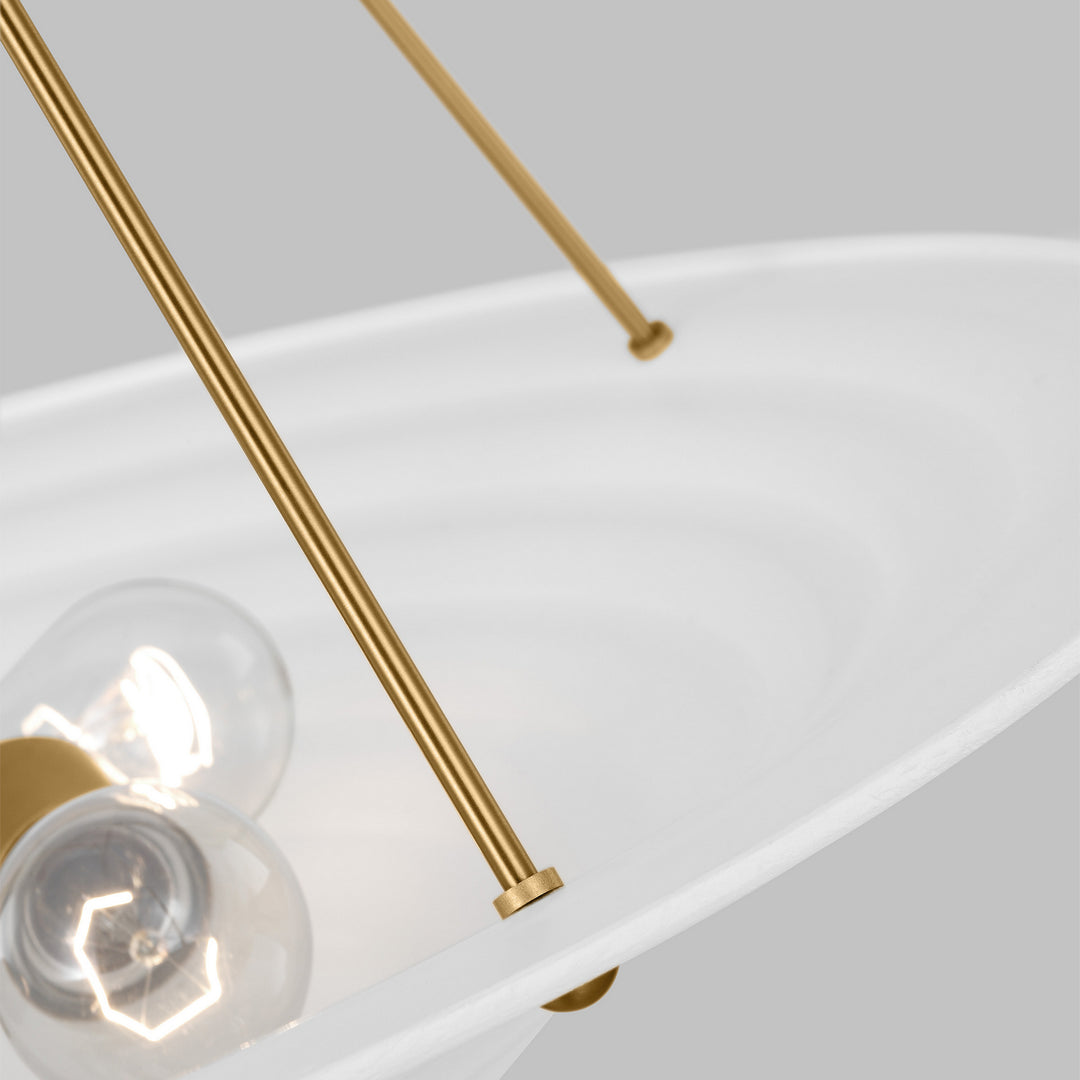 Visual Comfort Studio Dosinia AP1224TXW Pendant Light - Textured White