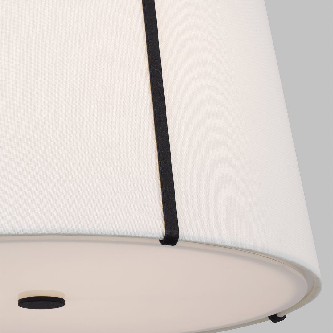 Visual Comfort Studio Leander AP1253SMS Pendant Light - Smith Steel