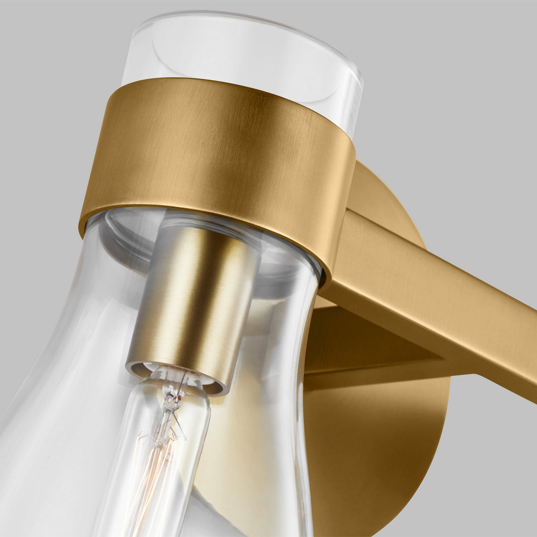 Visual Comfort Studio Moritz AEV1002BBS Bath Vanity Light 15 in. wide - Burnished Brass