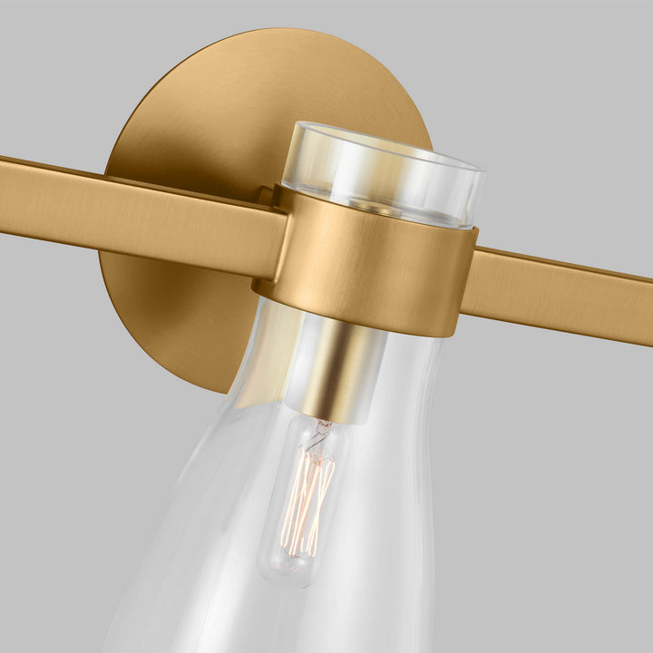Visual Comfort Studio Moritz AEV1003BBS Bath Vanity Light 24 in. wide - Burnished Brass