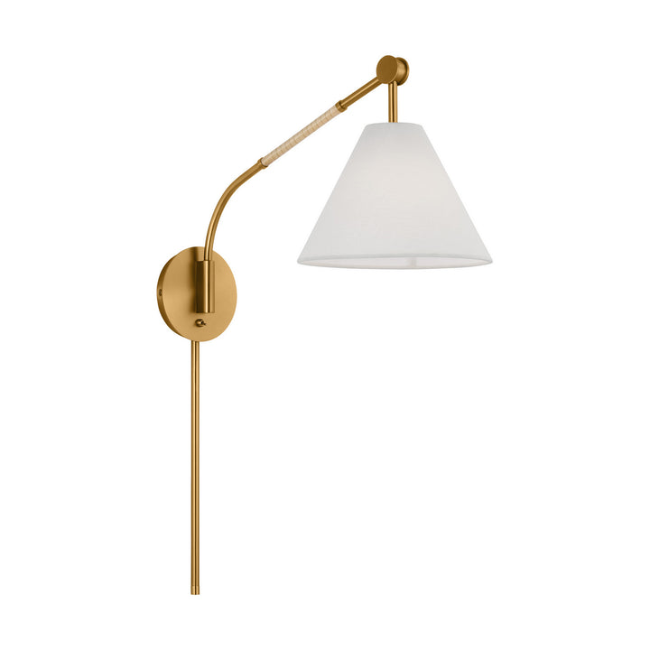 Visual Comfort Studio AEW1021BBS Remy One Light Bath Fixture Lamp Brass