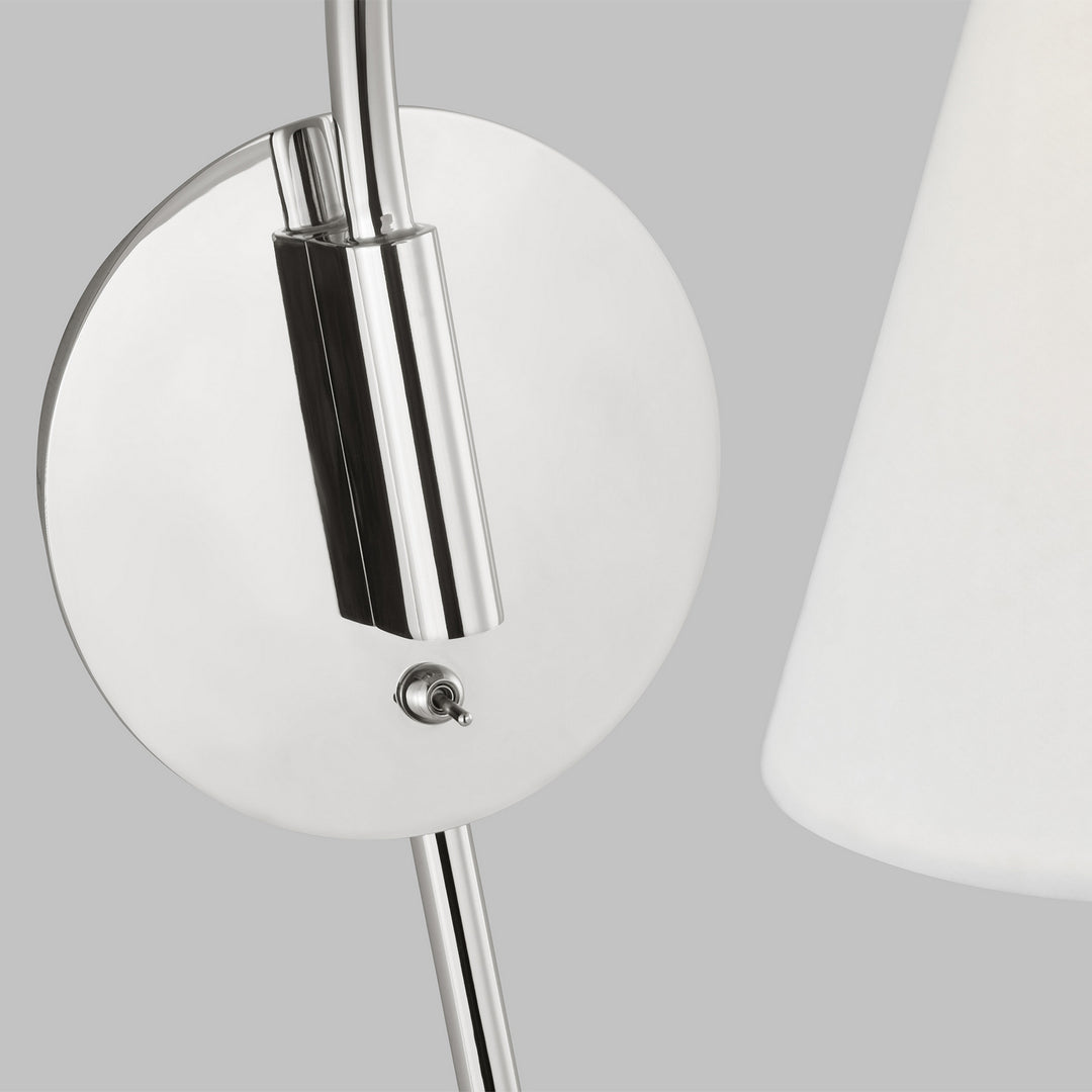 Visual Comfort Studio AEW1021PN Remy One Light Bath Fixture Lamp Polished Nickel