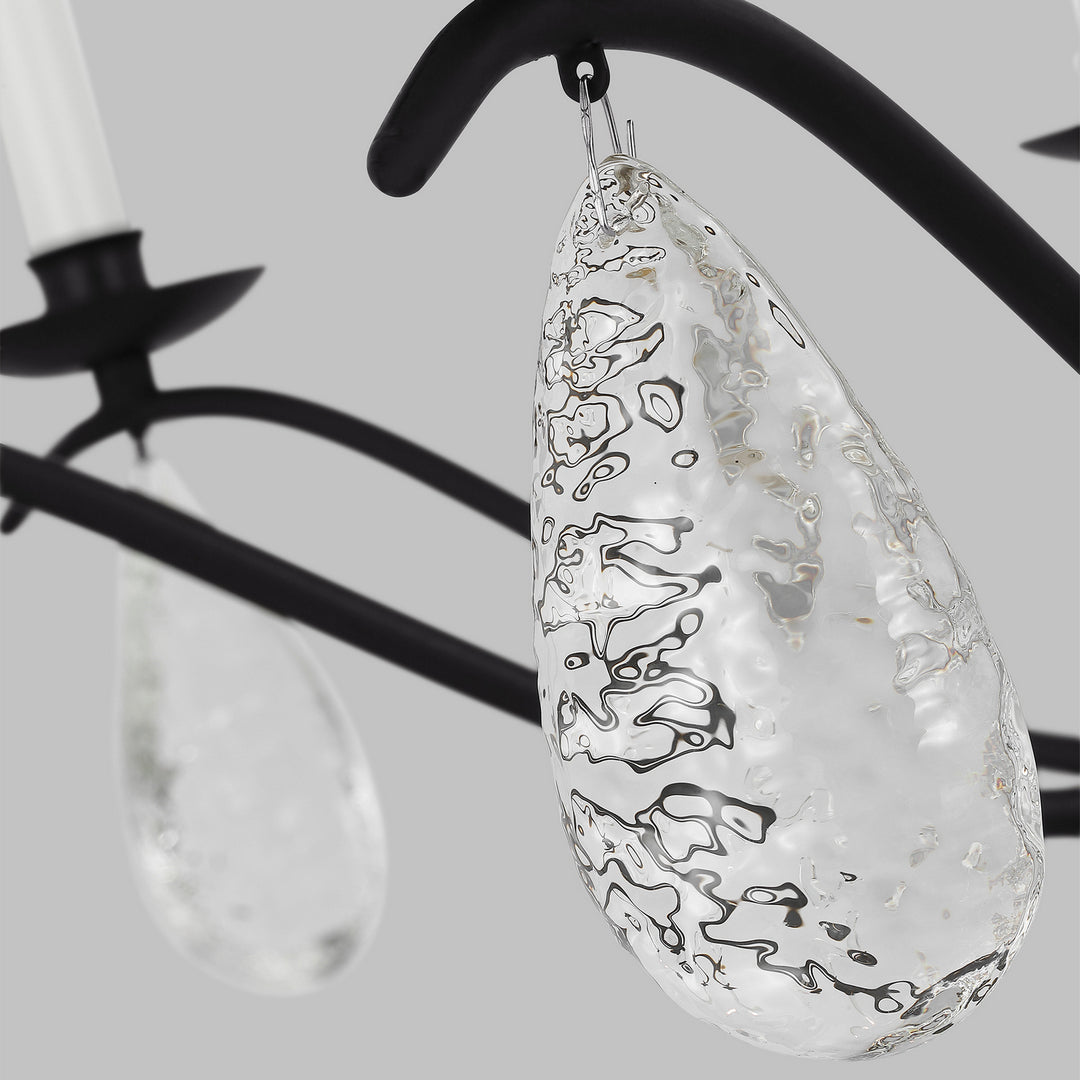 Visual Comfort Studio Shannon CC1608AI Chandelier Light - Aged Iron