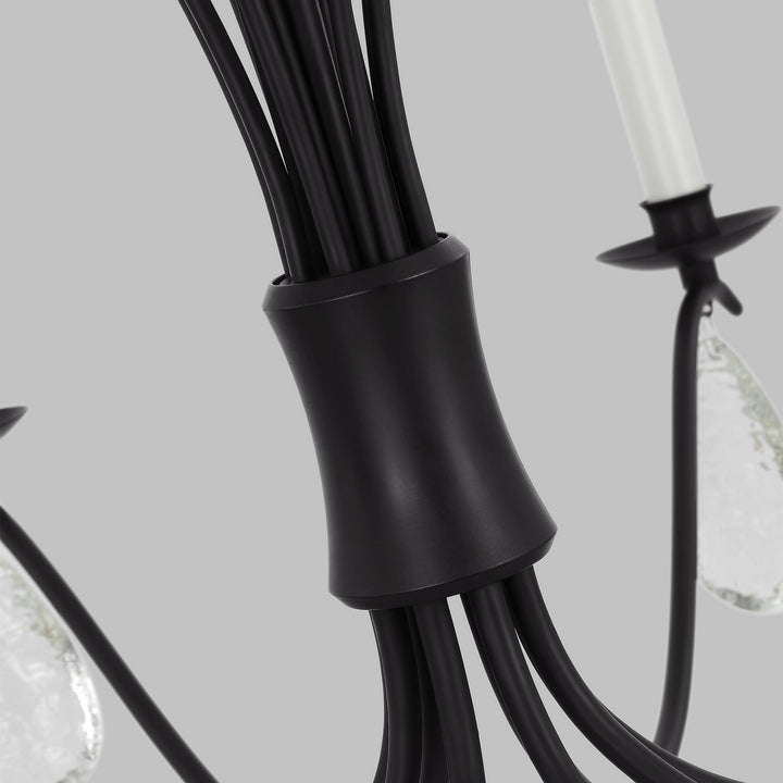 Visual Comfort Studio Shannon CC1608AI Chandelier Light - Aged Iron