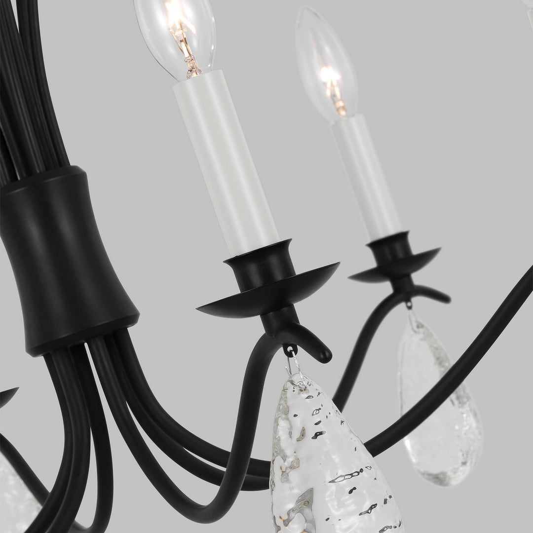 Visual Comfort Studio Shannon CC1616AI Chandelier Light - Aged Iron