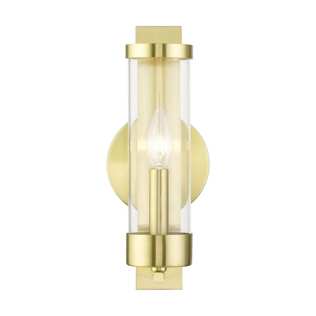 Livex Castleton 10141-12 Wall Sconce Light - Satin Brass