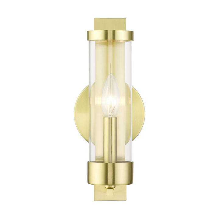 Livex Castleton 10141-12 Wall Sconce Light - Satin Brass