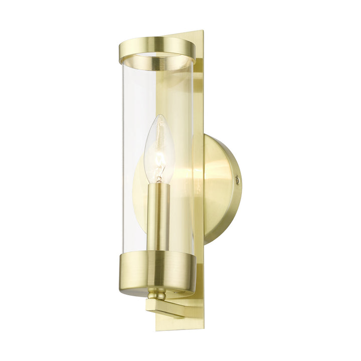 Livex Castleton 10141-12 Wall Sconce Light - Satin Brass