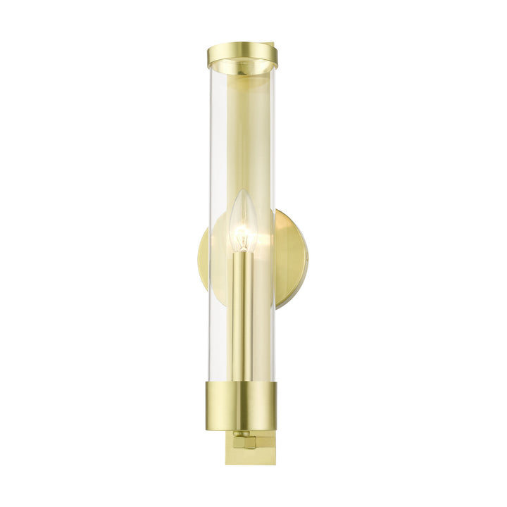 Livex Castleton 10142-12 Wall Sconce Light - Satin Brass