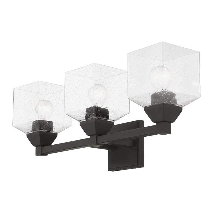 Livex Aragon 10383-04 Bath Vanity Light 23 in. wide - Black