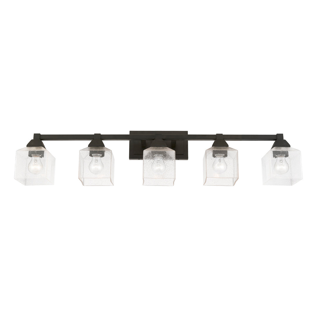 Livex Aragon 10385-04 Bath Vanity Light 42 in. wide - Black