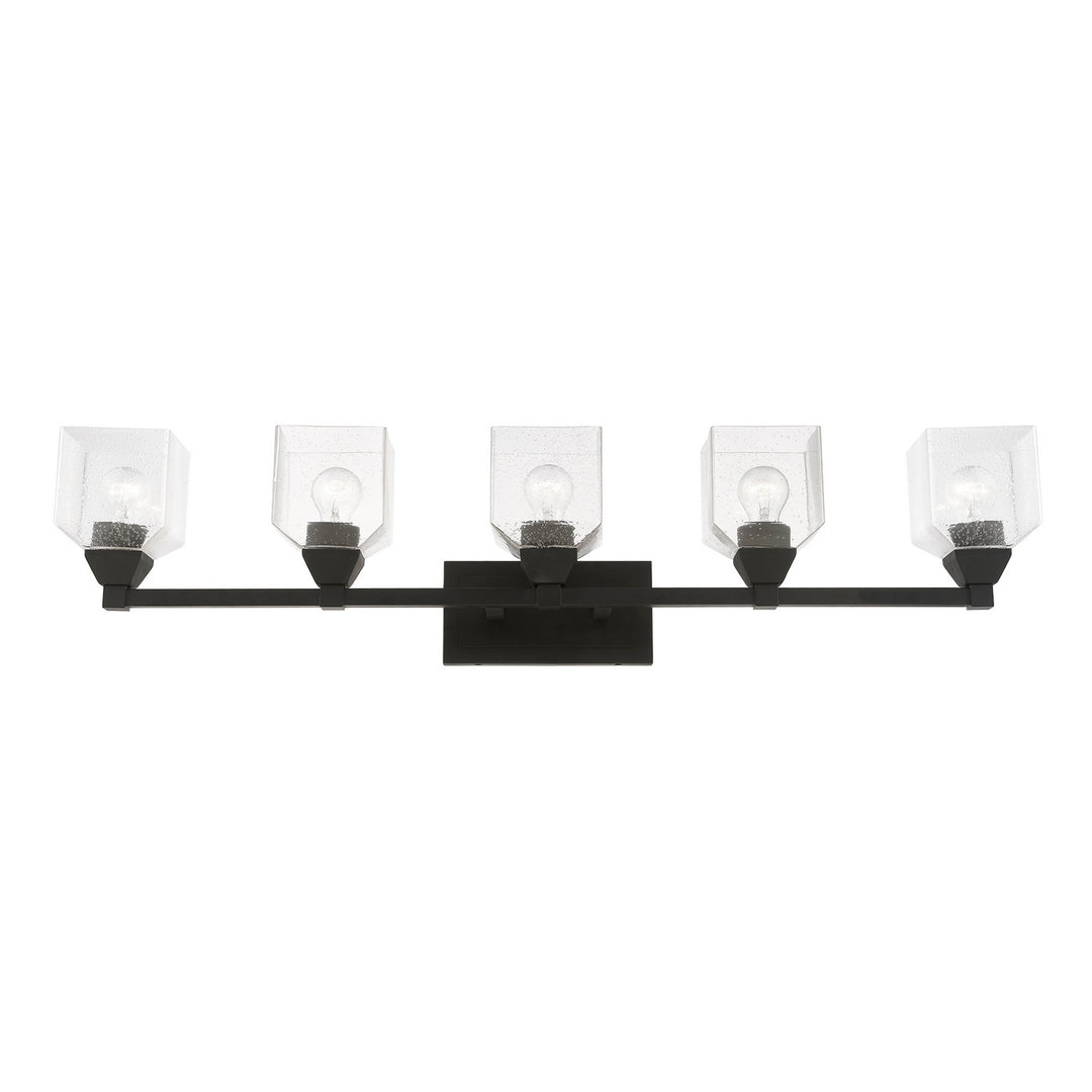 Livex Aragon 10385-04 Bath Vanity Light 42 in. wide - Black