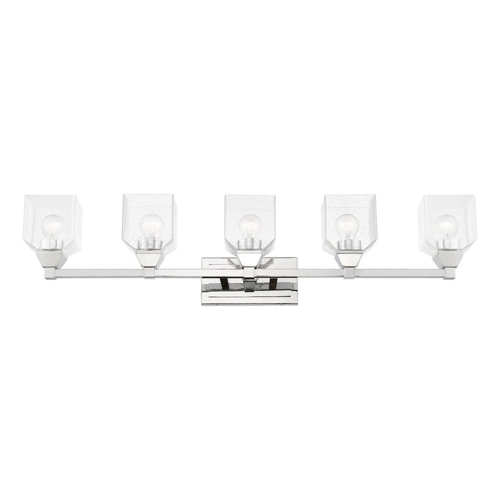 Livex Aragon 10385-05 Bath Vanity Light 42 in. wide - Polished Chrome