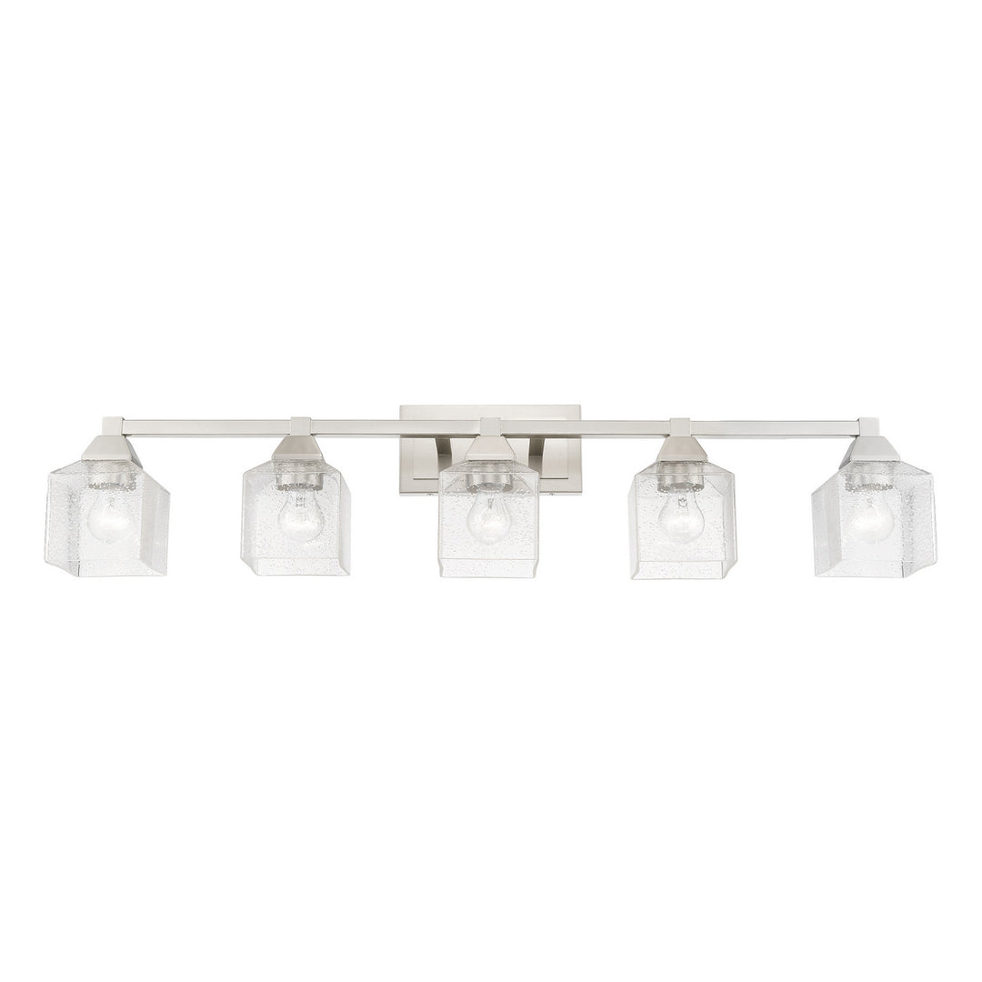 Livex Aragon 10385-91 Bath Vanity Light 42 in. wide - Brushed Nickel