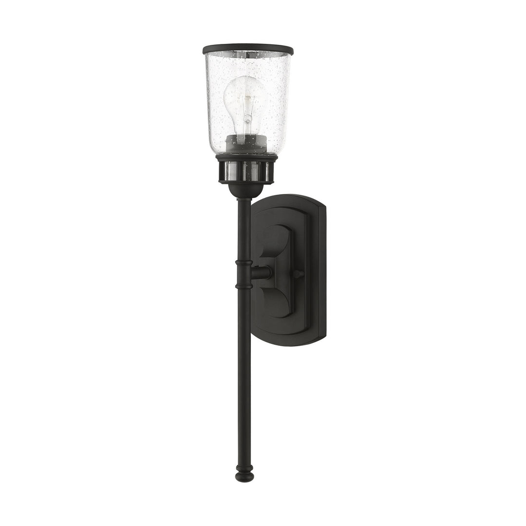 Livex Lawrenceville 10511-04 Wall Sconce Light - Black