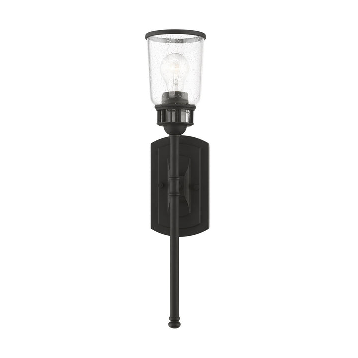Livex Lawrenceville 10511-04 Wall Sconce Light - Black