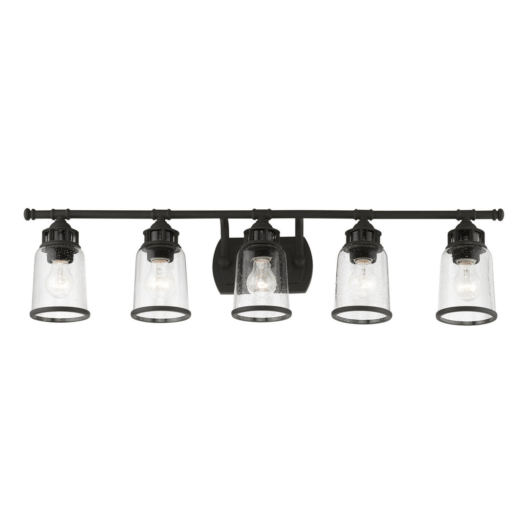 Livex Lawrenceville 10515-04 Bath Vanity Light 36 in. wide - Black