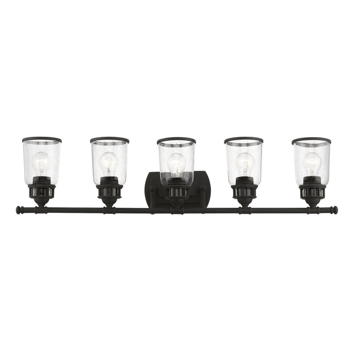 Livex Lawrenceville 10515-04 Bath Vanity Light 36 in. wide - Black