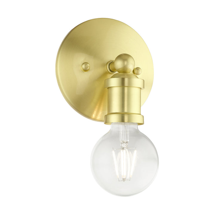 Livex Lansdale 14420-12 Wall Sconce Light - Satin Brass