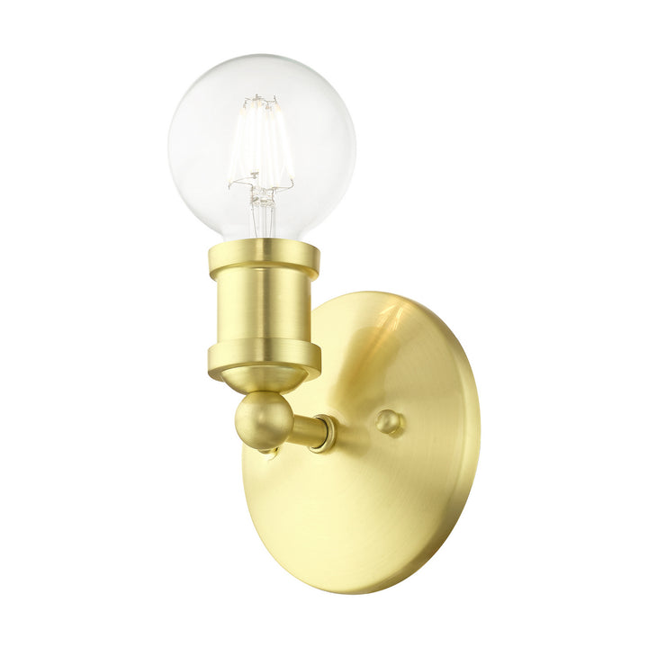 Livex Lansdale 14420-12 Wall Sconce Light - Satin Brass