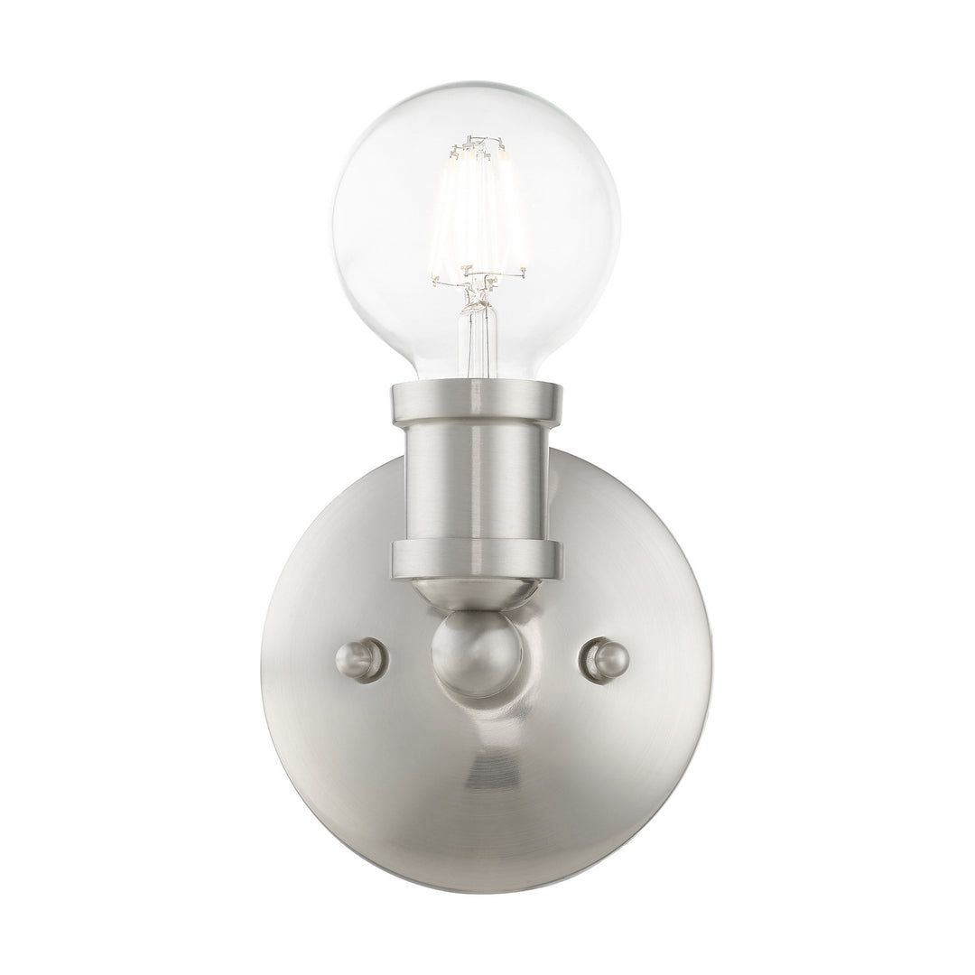 Livex Lansdale 14420-91 Wall Sconce Light - Brushed Nickel