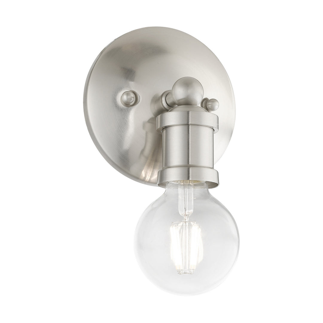 Livex Lansdale 14420-91 Wall Sconce Light - Brushed Nickel