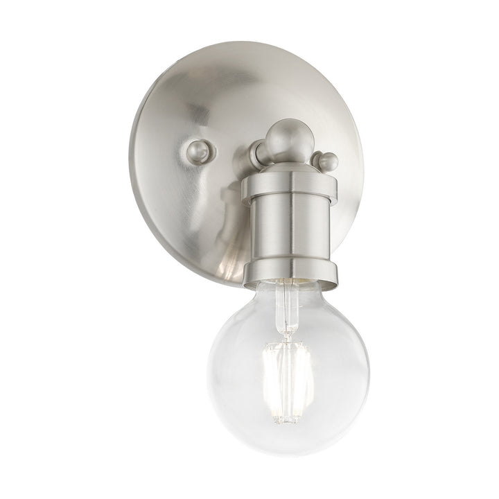 Livex Lansdale 14420-91 Wall Sconce Light - Brushed Nickel