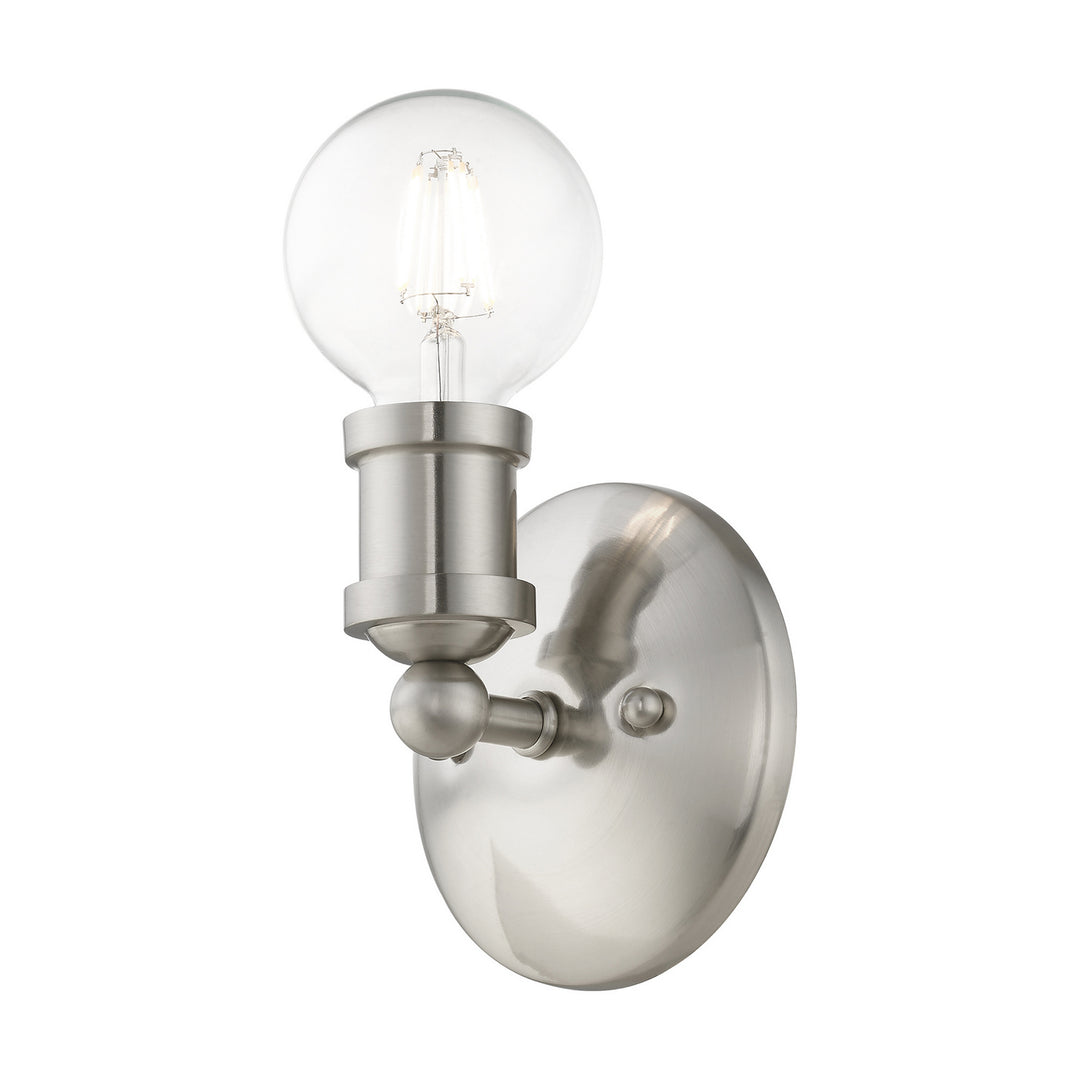 Livex Lansdale 14420-91 Wall Sconce Light - Brushed Nickel