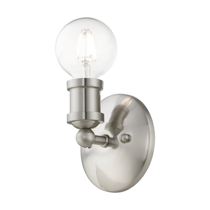 Livex Lansdale 14420-91 Wall Sconce Light - Brushed Nickel