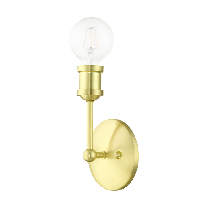 Livex Lansdale 14429-12 Wall Sconce Light - Satin Brass