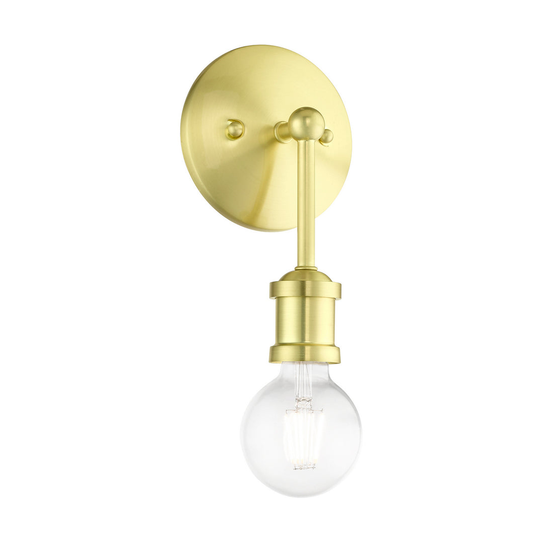 Livex Lansdale 14429-12 Wall Sconce Light - Satin Brass