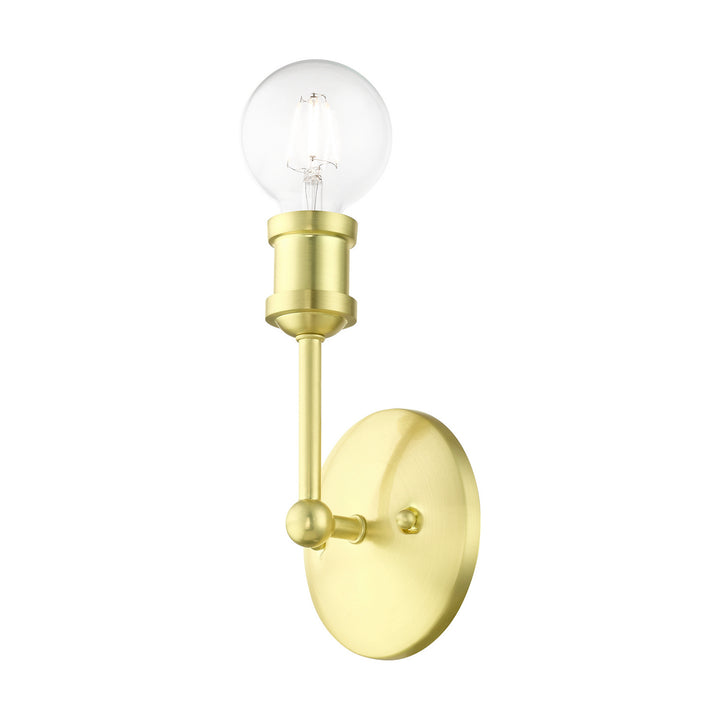 Livex Lansdale 14429-12 Wall Sconce Light - Satin Brass