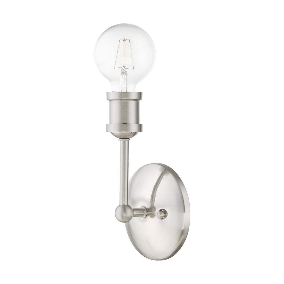 Livex Lansdale 14429-91 Wall Sconce Light - Brushed Nickel