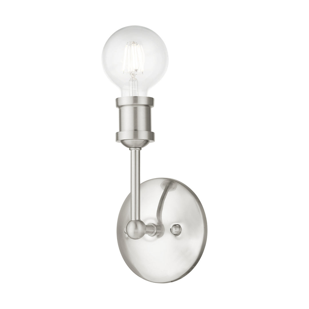 Livex Lansdale 14429-91 Wall Sconce Light - Brushed Nickel