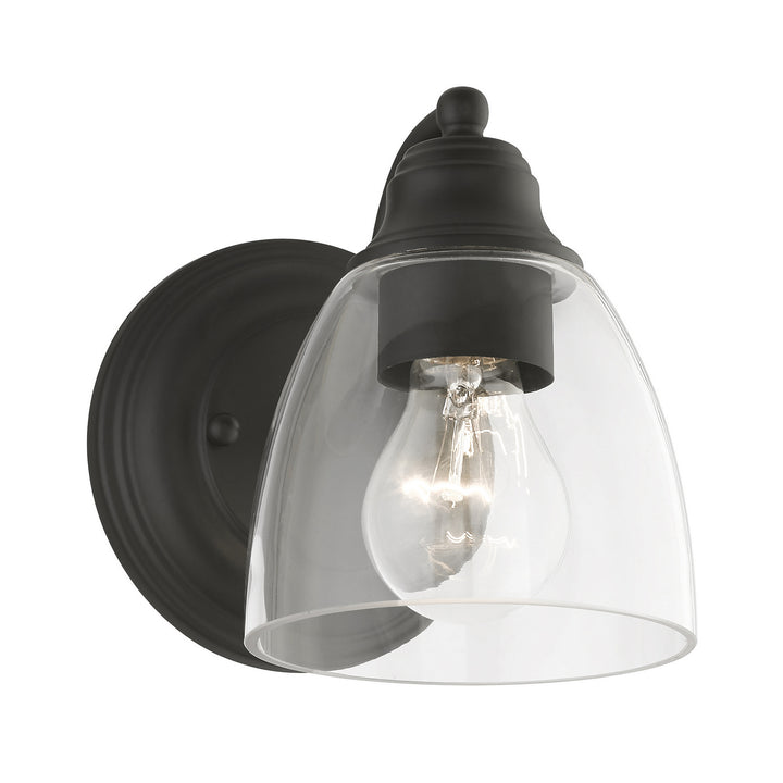 Livex Montgomery 15131-04 Wall Sconce Light - Black
