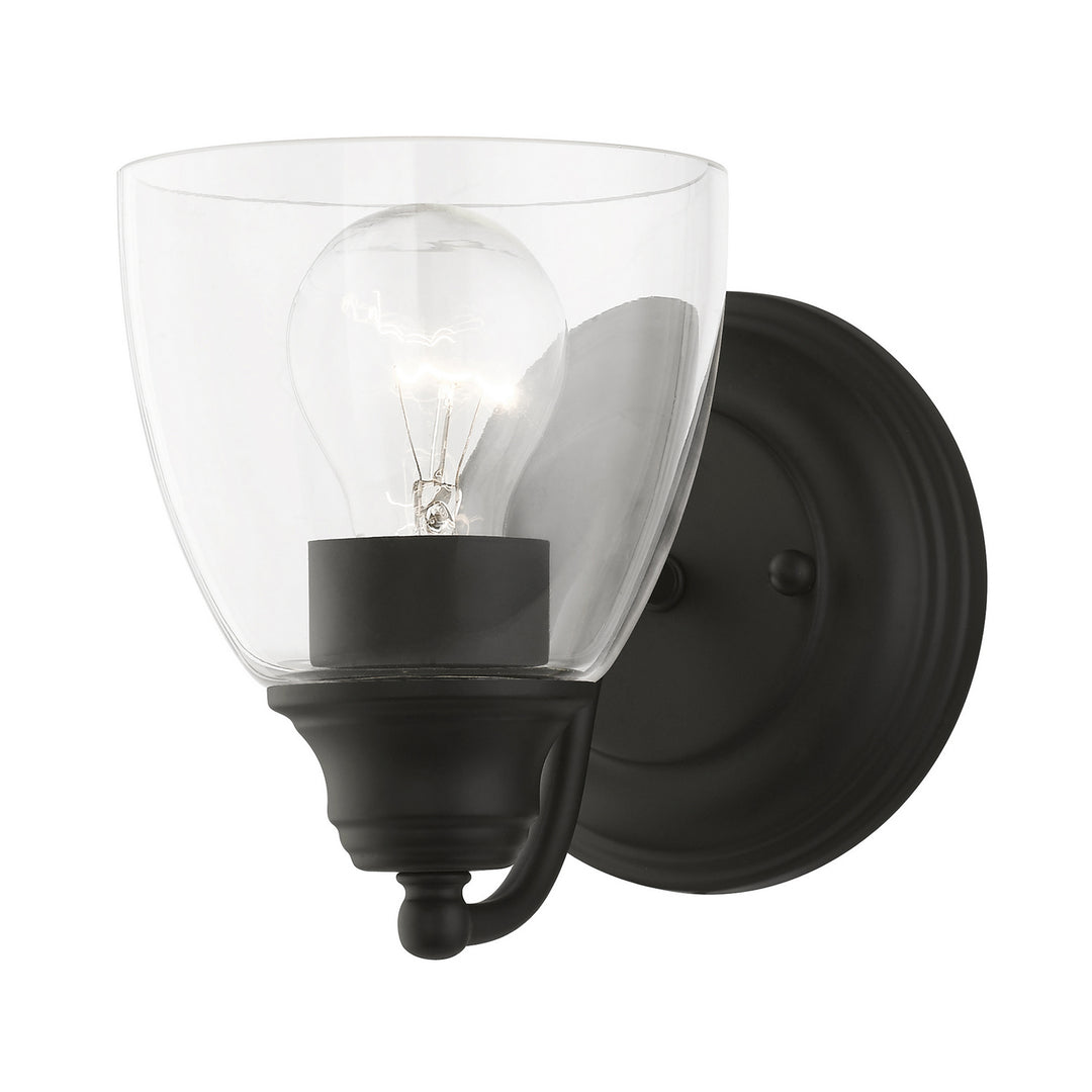 Livex Montgomery 15131-04 Wall Sconce Light - Black