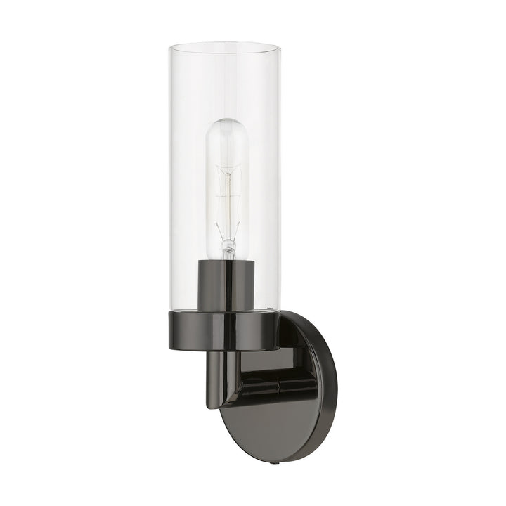 Livex Ludlow 16171-46 Wall Sconce Light - Black Chrome