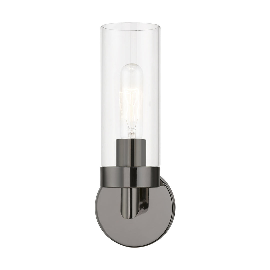 Livex Ludlow 16171-46 Wall Sconce Light - Black Chrome