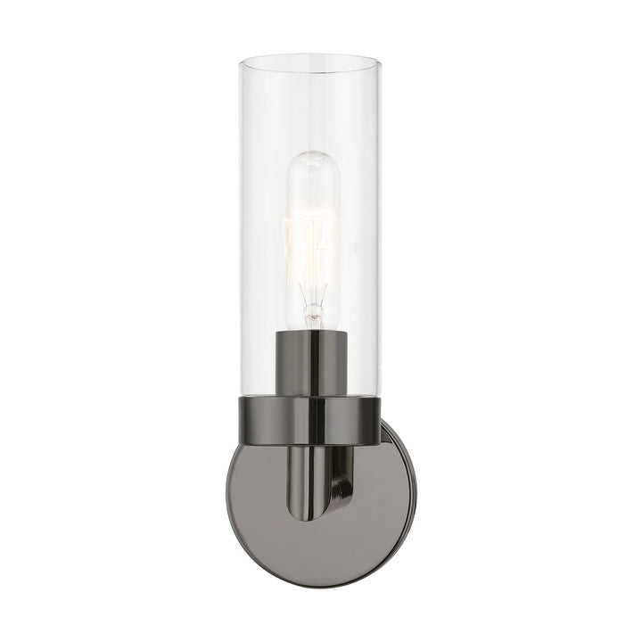 Livex Ludlow 16171-46 Wall Sconce Light - Black Chrome