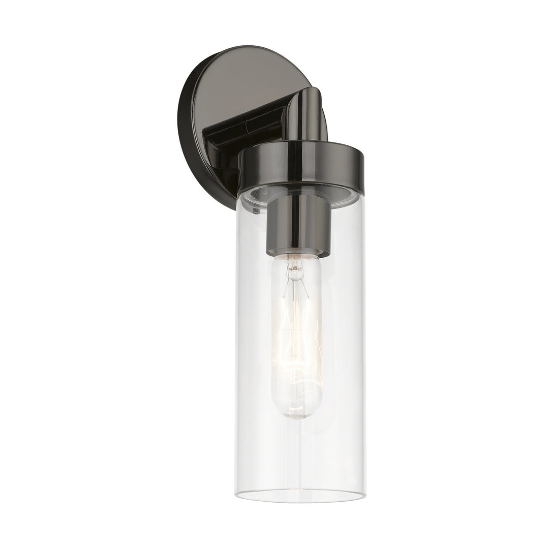 Livex Ludlow 16171-46 Wall Sconce Light - Black Chrome