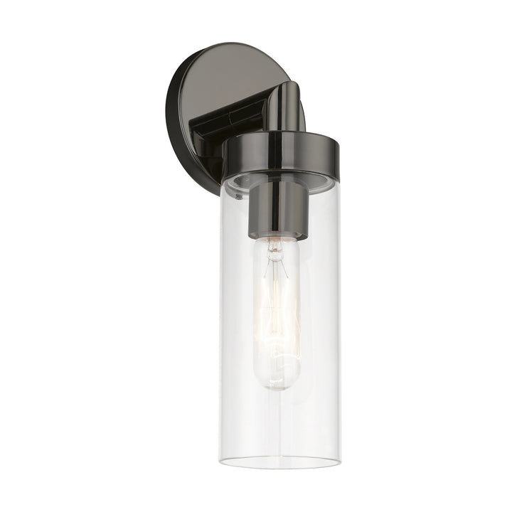 Livex Ludlow 16171-46 Wall Sconce Light - Black Chrome