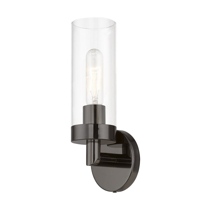 Livex Ludlow 16171-46 Wall Sconce Light - Black Chrome