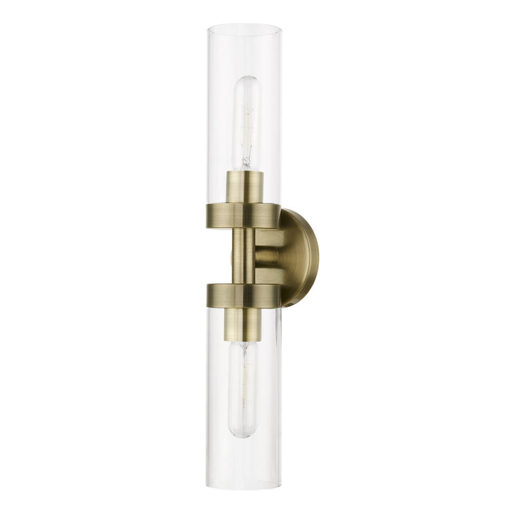 Livex Ludlow 16172-01 Wall Sconce Light - Antique Brass