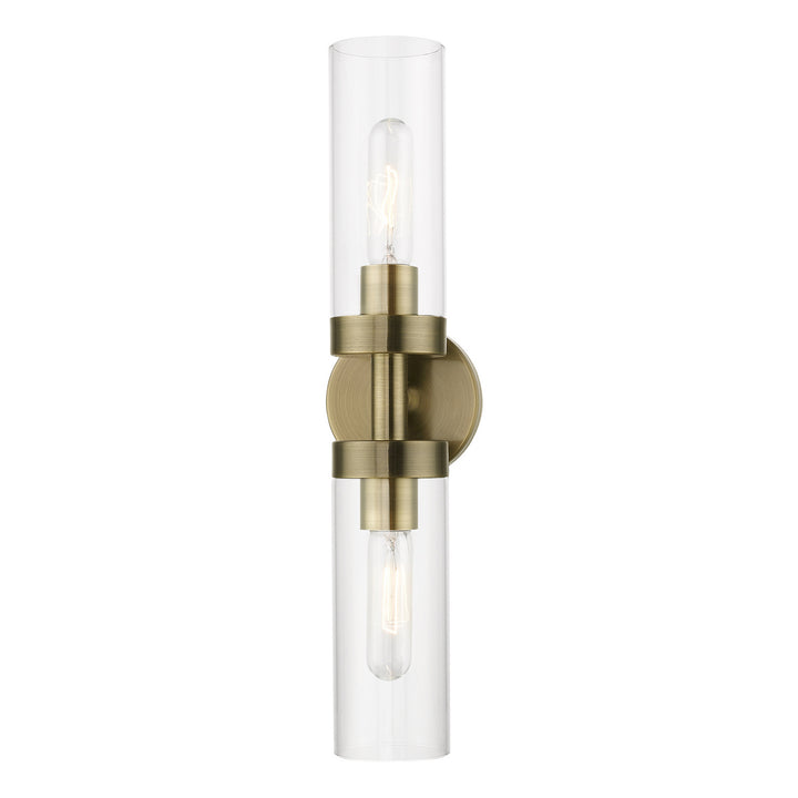 Livex Ludlow 16172-01 Wall Sconce Light - Antique Brass