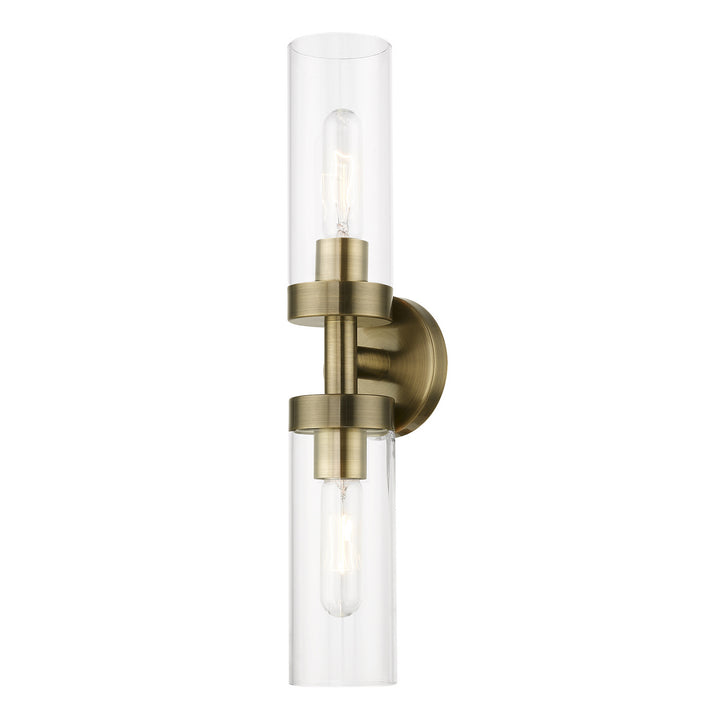 Livex Ludlow 16172-01 Wall Sconce Light - Antique Brass