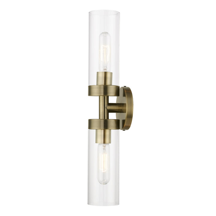 Livex Ludlow 16172-01 Wall Sconce Light - Antique Brass