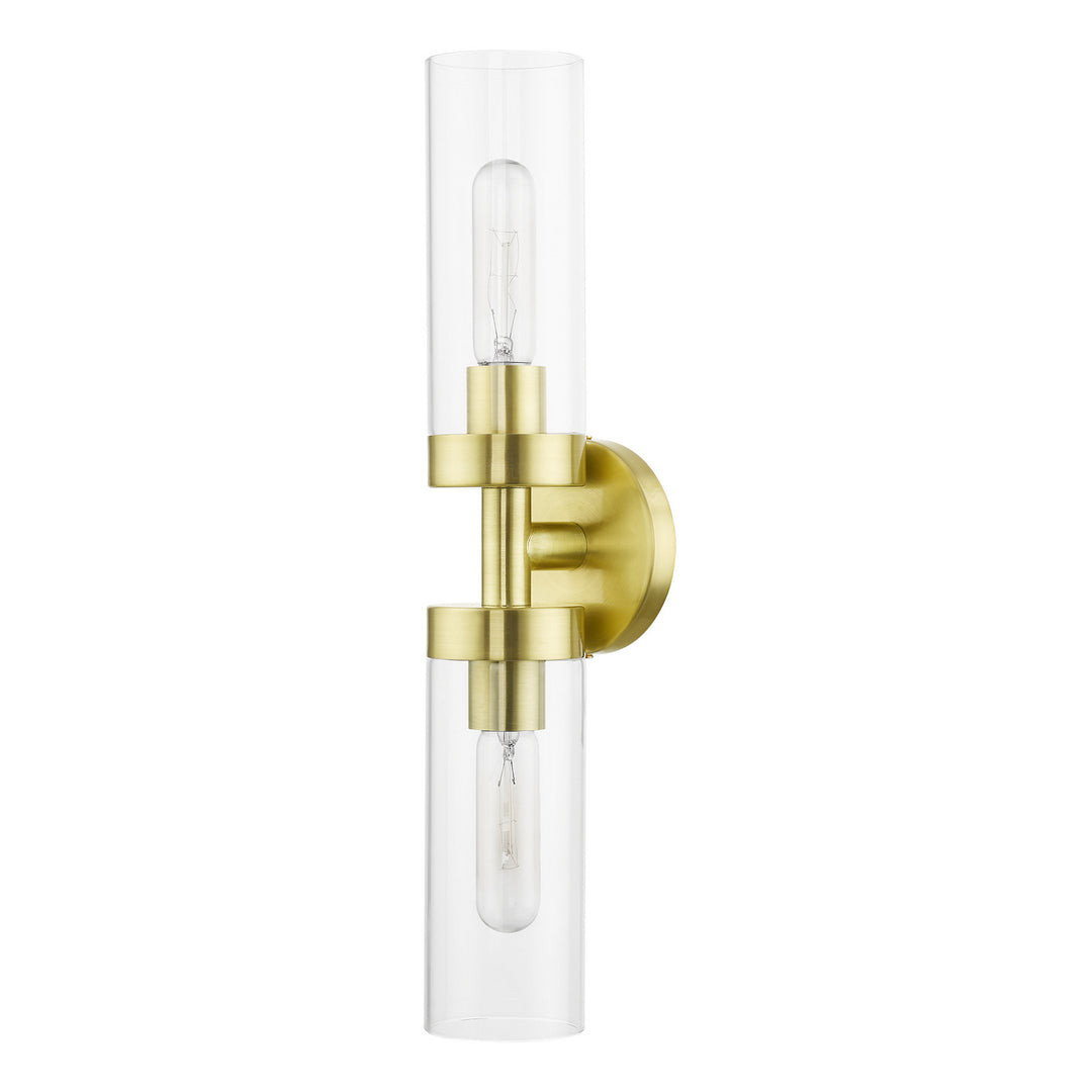 Livex Ludlow 16172-12 Wall Sconce Light - Satin Brass