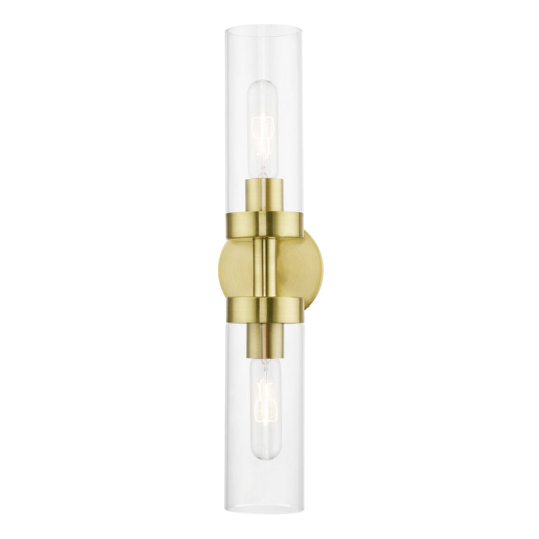 Livex Ludlow 16172-12 Wall Sconce Light - Satin Brass