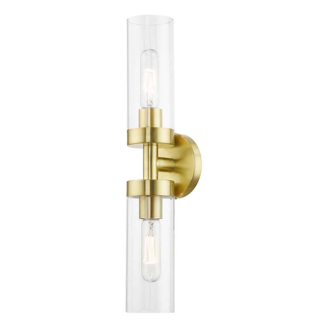 Livex Ludlow 16172-12 Wall Sconce Light - Satin Brass