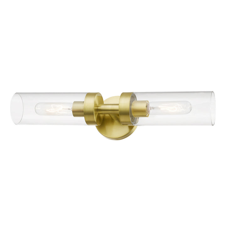 Livex Ludlow 16172-12 Wall Sconce Light - Satin Brass